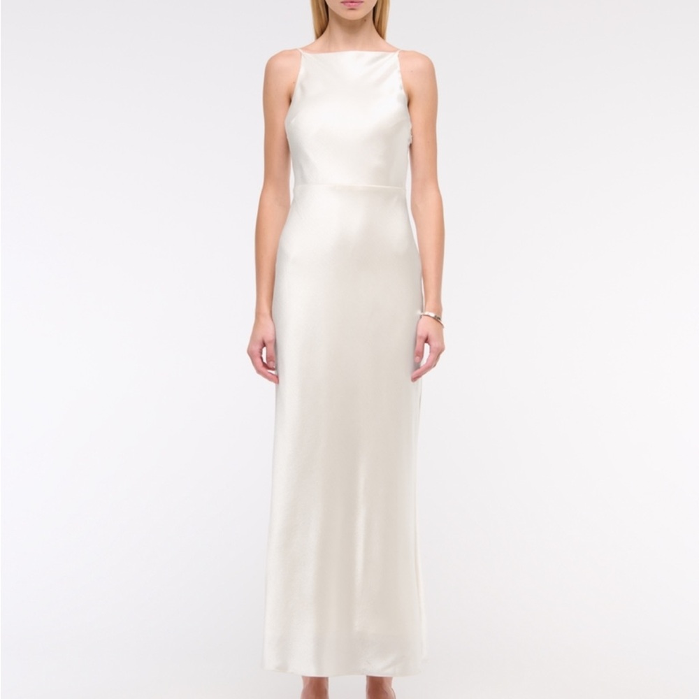 Abercrombie Crinkle High Neck Dress